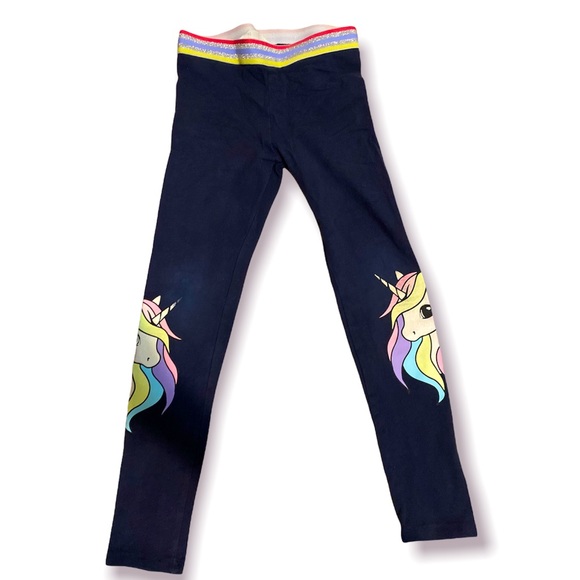Navy Unicorn Leggings - Picture 1 of 6